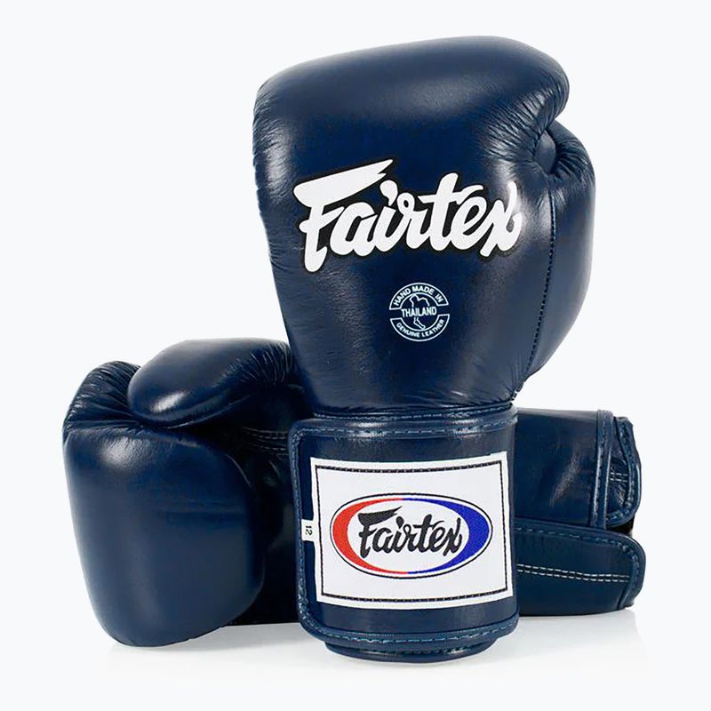 Boxhandschuhe Fairtex Super SPaarring - Locked Thumb blue 4