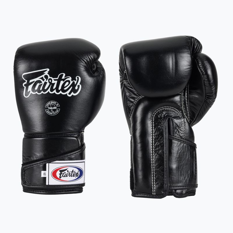 Fairtex Stylish Angular Sparring Boxhandschuhe - Locked Thumb schwarz