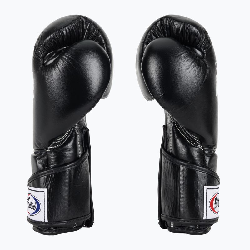Fairtex Stylish Angular Sparring Boxhandschuhe - Locked Thumb schwarz 4