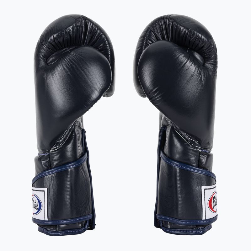 Fairtex Stylish Angular Sparring Boxhandschuhe - Locked Thumb blau 4