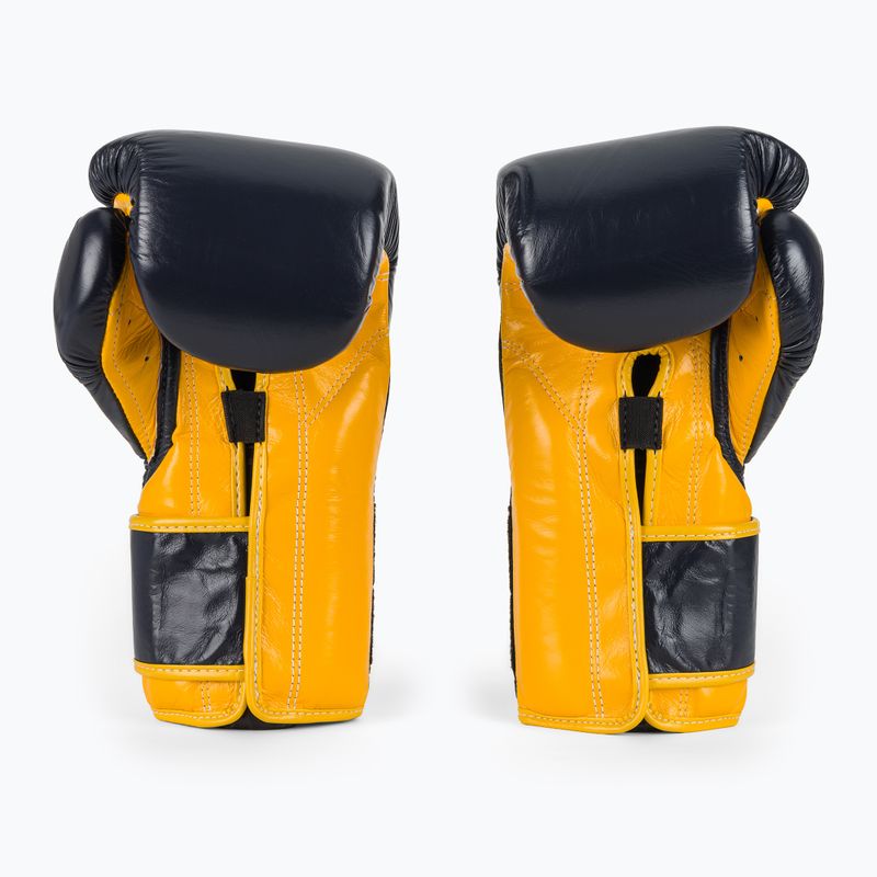 Boxhandschuhe Fairtex Heavy Hitter's Mexican Style blue/yellow 3