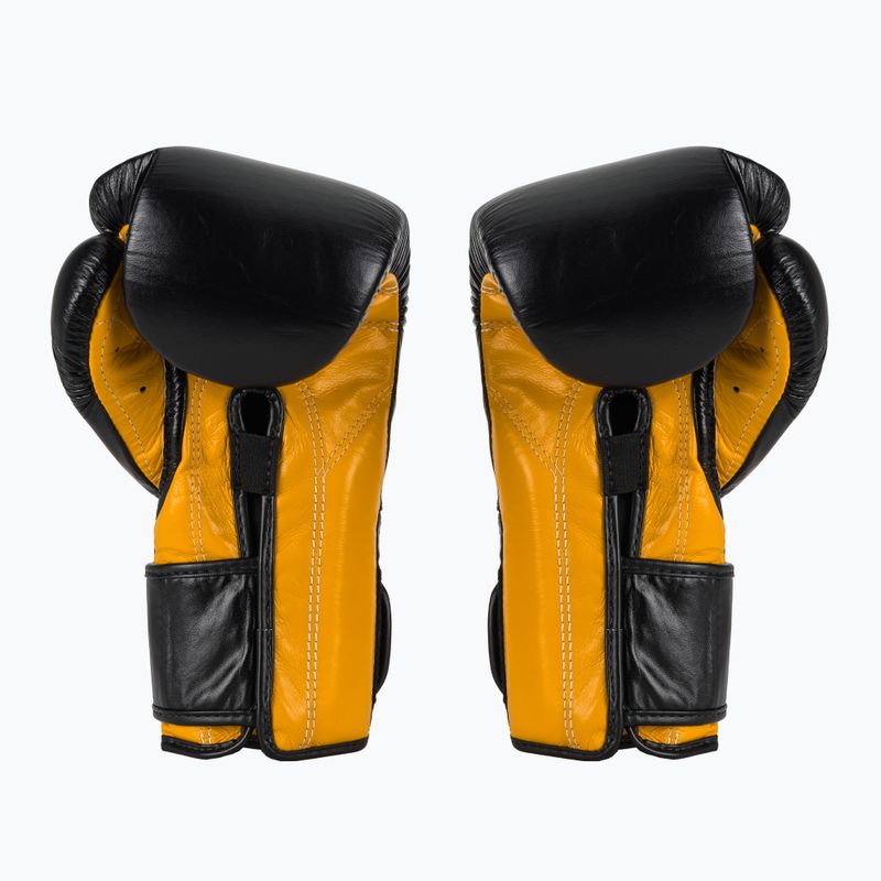Boxhandschuhe Fairtex Heavy Hitter's Mexican Style black/yellow 3
