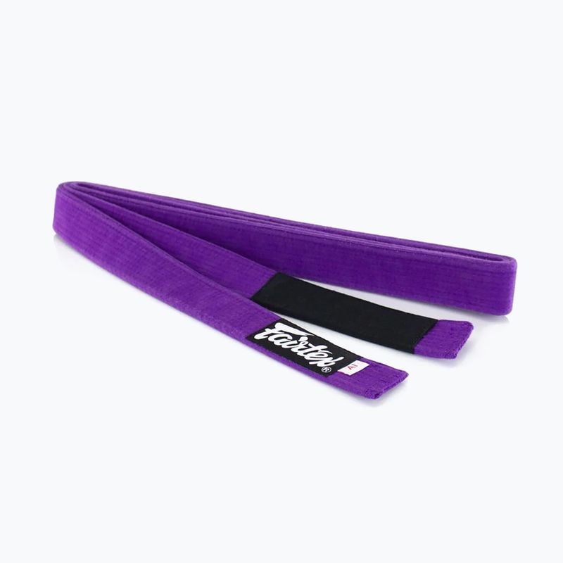 Gürtel für brasilianisches Jiu-Jitsu Fairtex Cotton purple
