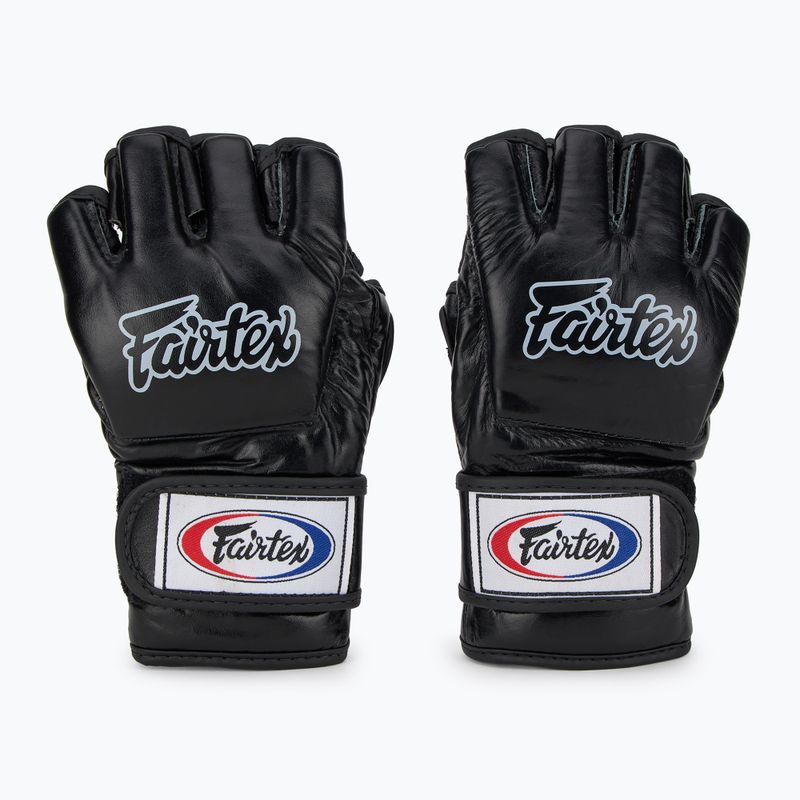 Handschuhe MMA Fairtex "Open Thumb Loop" black 2