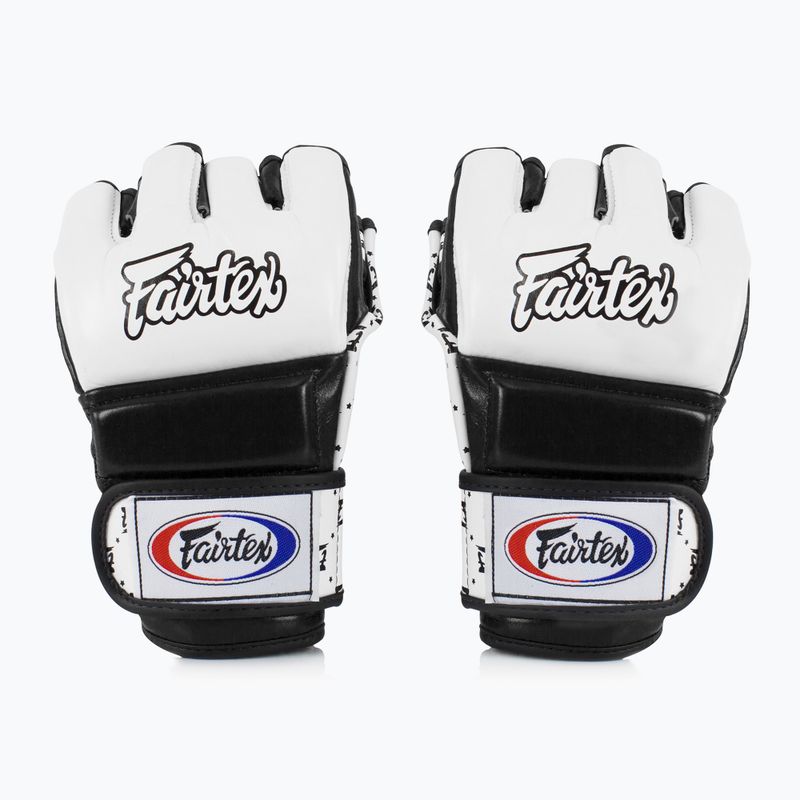 Fairtex Super Sparring Grappling Handschuhe weiß/schwarz