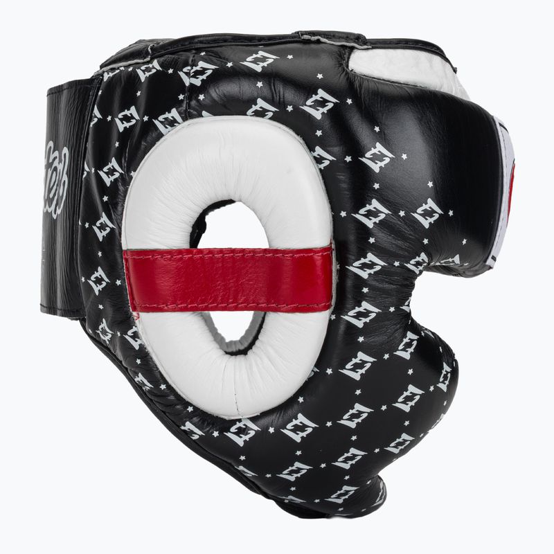 Boxhelm Fairtex Super SPaarring black/white 2