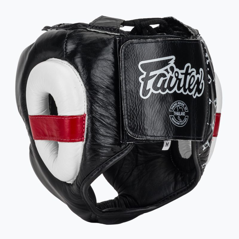 Boxhelm Fairtex Super SPaarring black/white 3