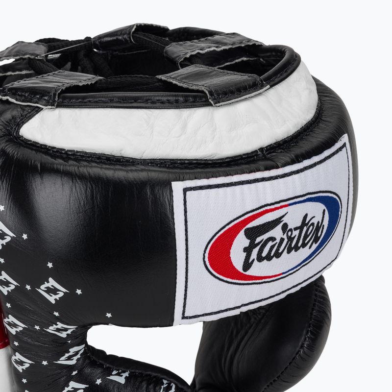 Boxhelm Fairtex Super SPaarring black/white 4