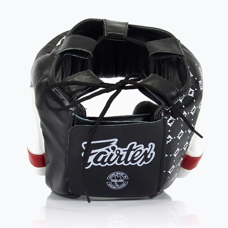 Boxhelm Fairtex Super SPaarring black/white 2