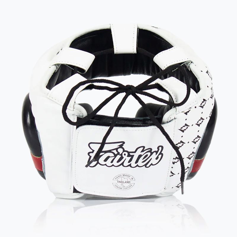 Boxhelm Fairtex Super SPaarring white/black 2