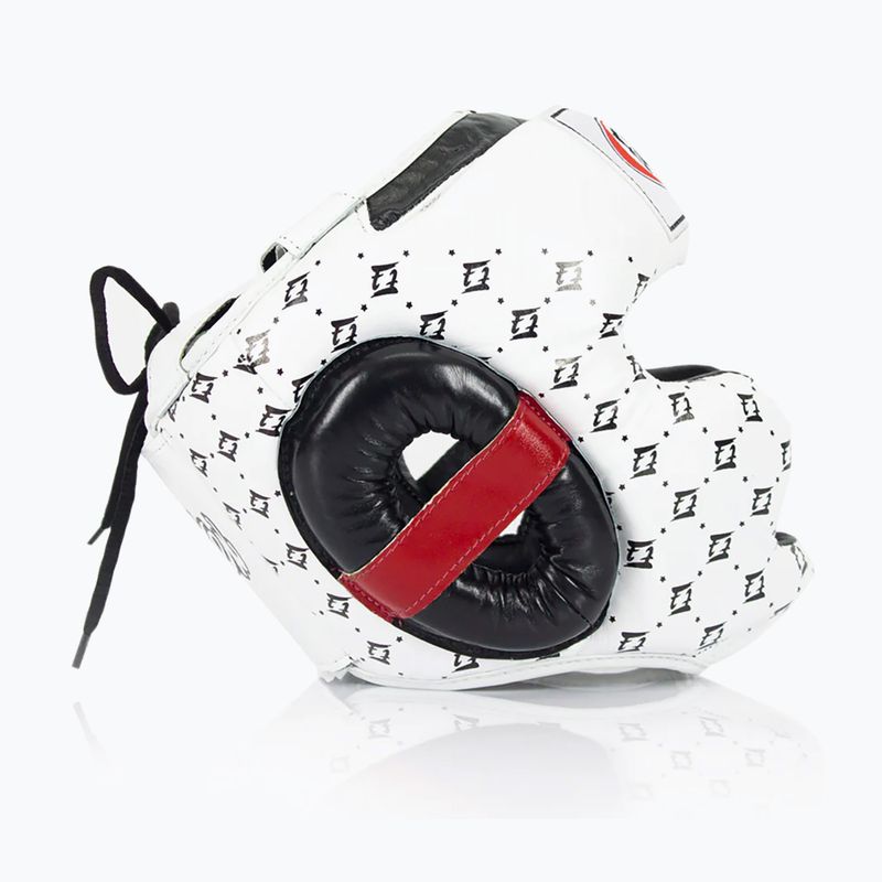 Boxhelm Fairtex Super SPaarring white/black 3