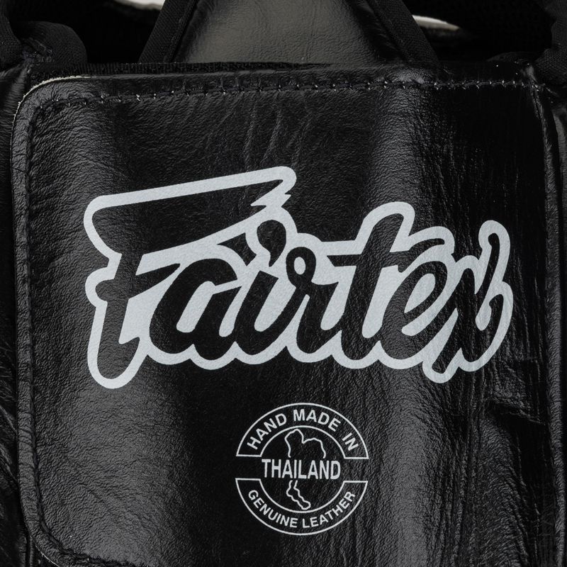 Boxhelm Fairtex Diagonal Vision SPaarring Headguard - Full Head Coverage black/red 5