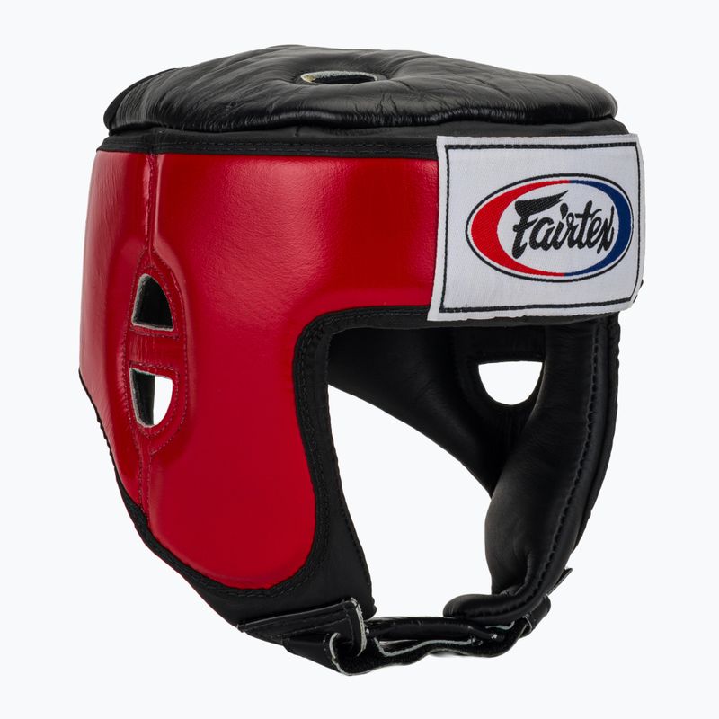 Schutzhelm Fairtex Muay Thai & Kickboxing Competition red