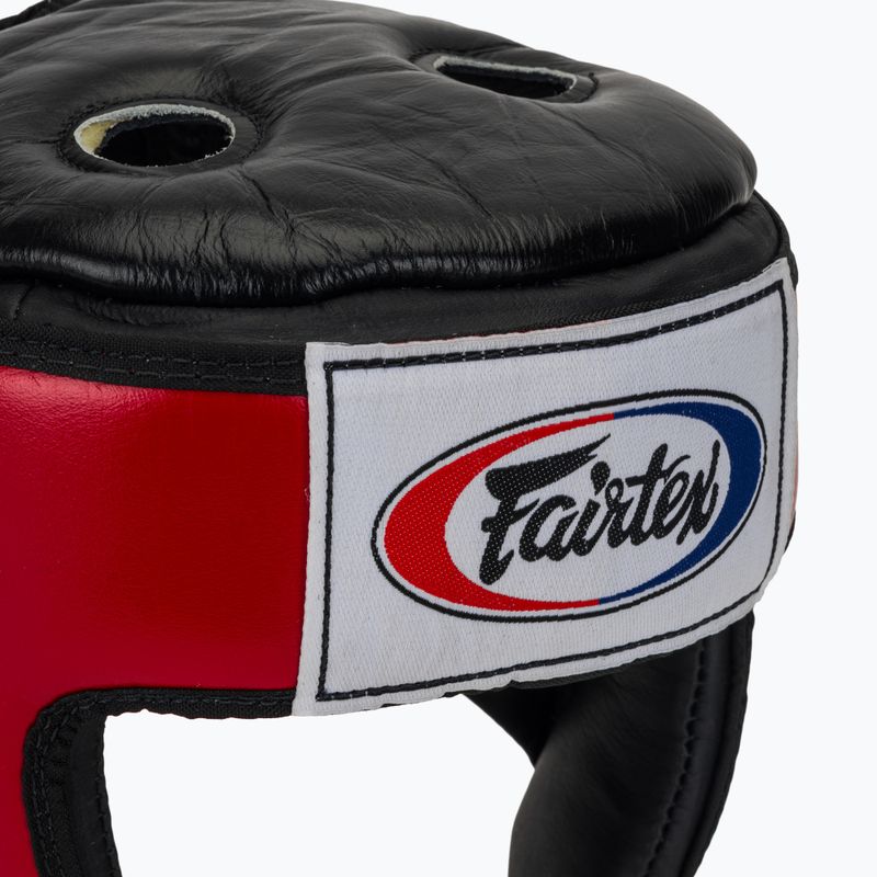 Schutzhelm Fairtex Muay Thai & Kickboxing Competition red 4