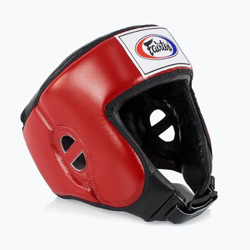 Schutzhelm Fairtex Muay Thai & Kickboxing Competition red