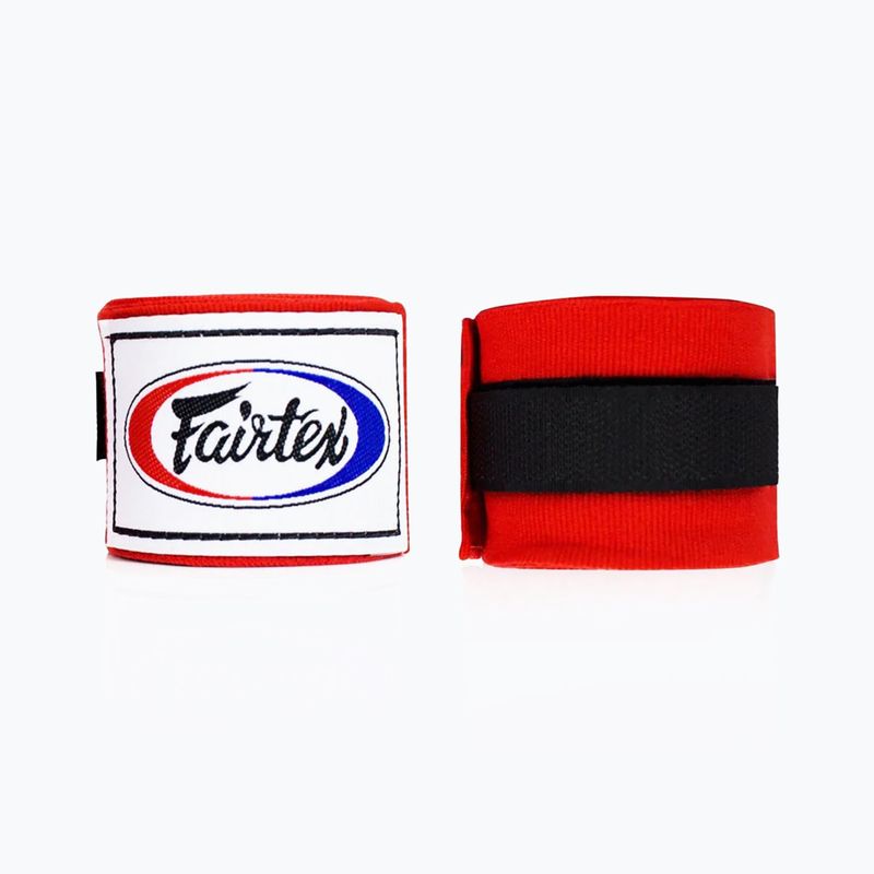 Boxbandagen Fairtex Handwraps 455 cm red