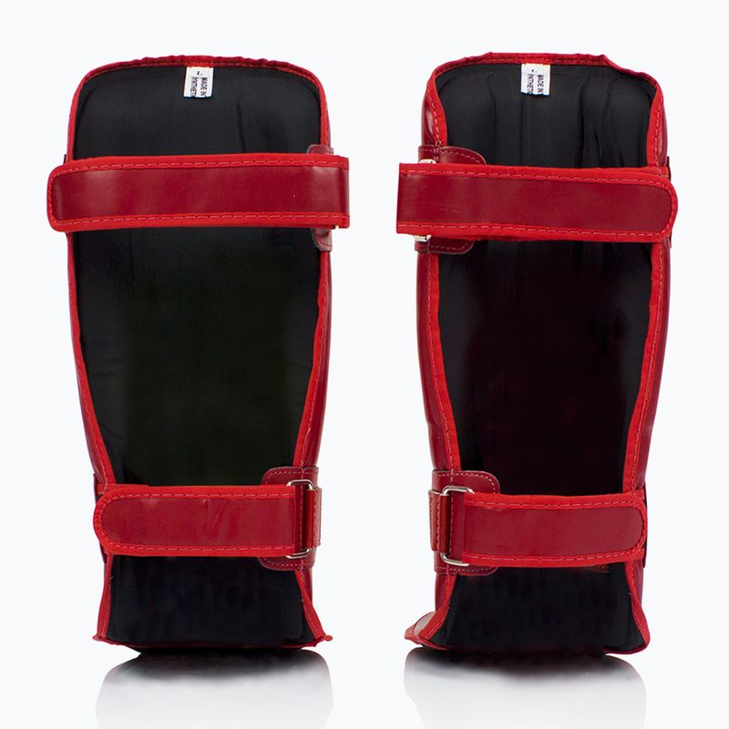 Fairtex In-Step Double Padded Tibia Protektoren rot 2
