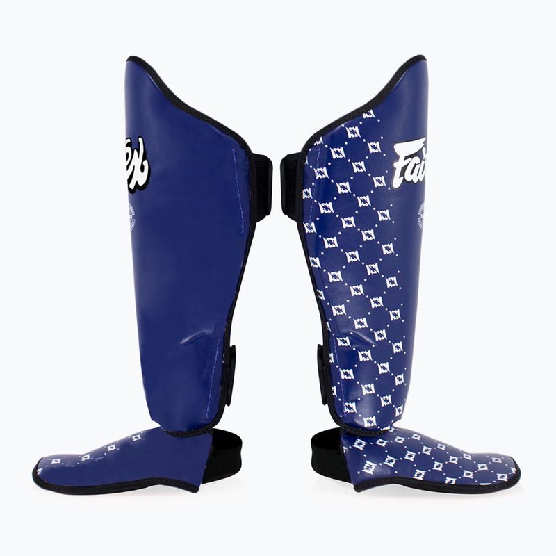 Fairtex Wettbewerb Schienbeinschoner blau 3