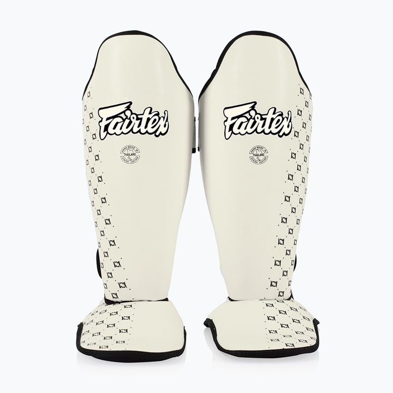Fairtex Wettbewerb Schienbeinschoner weiß