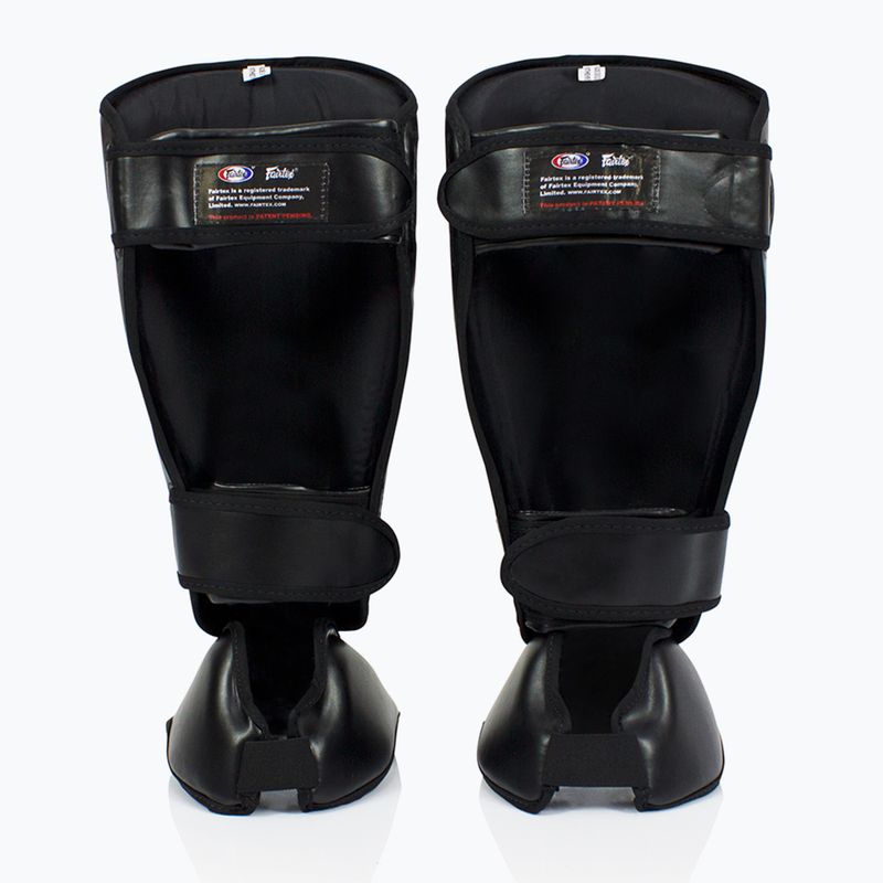 Fairtex Abnehmbare In-Step Schienbeinschoner, auch bekannt als Schienbeinschützer. "Twister" schwarz 2