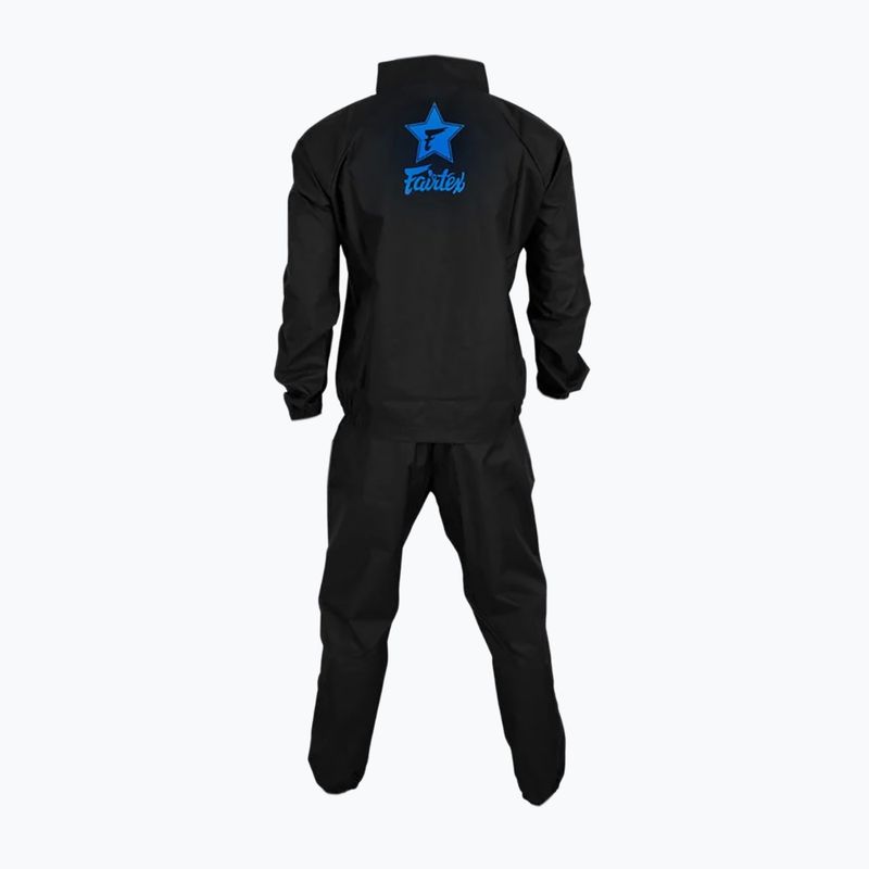 Overall sauna Fairtex Vinyl black/blue 2