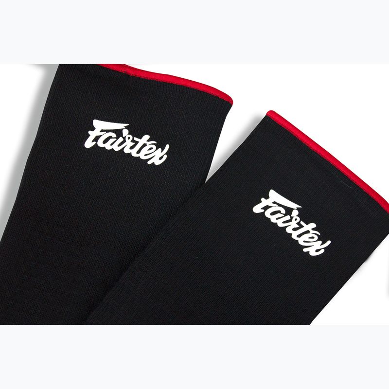 Fairtex Ankle Support schwarz/rot Knöchelprotektoren 2