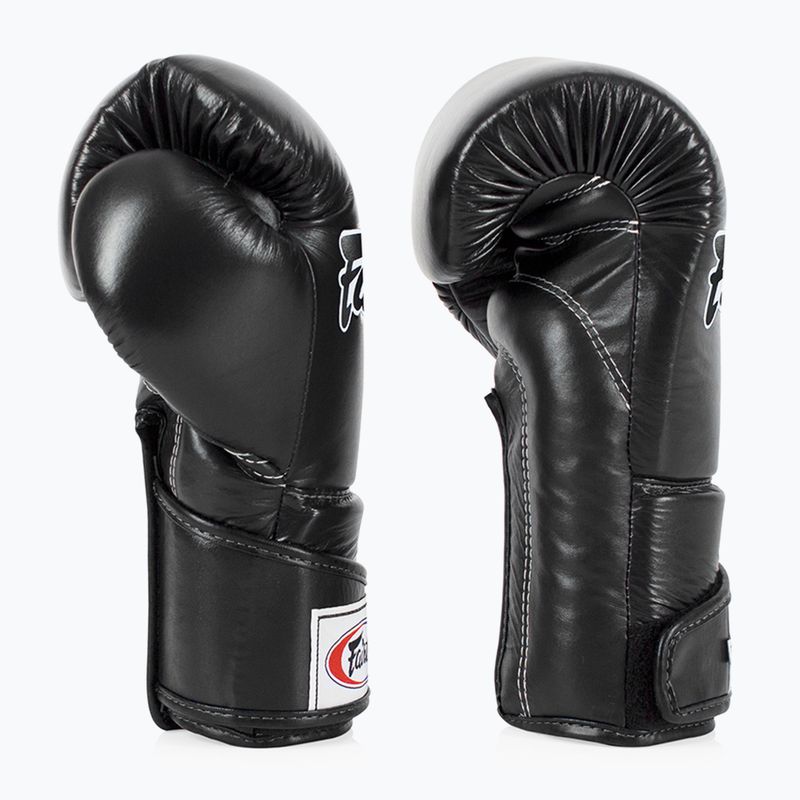 Fairtex Stylish Angular Sparring Boxhandschuhe - Locked Thumb schwarz 3