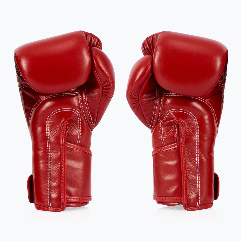 Boxhandschuhe Fairtex Stylish Angular SPaarring - Locked Thumb red 2