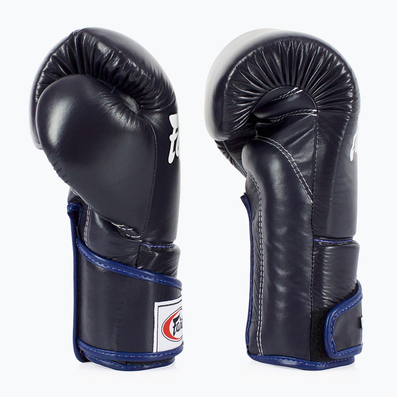 Fairtex Stylish Angular Sparring Boxhandschuhe - Locked Thumb blau 3