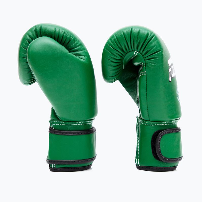 Boxhandschuhe Fairtex Real Leather Boxing green 3