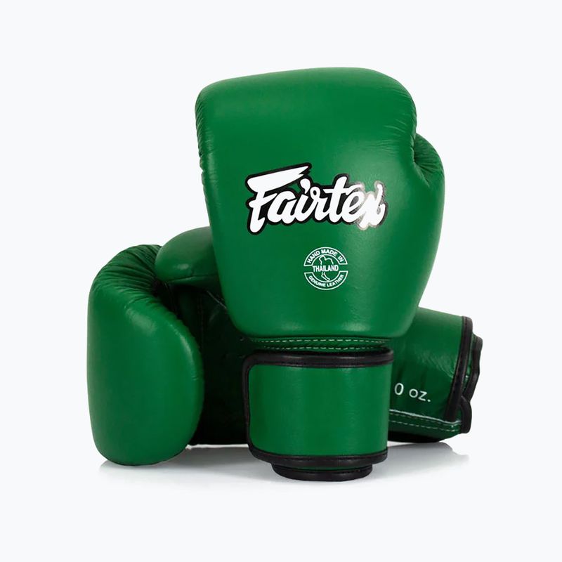 Boxhandschuhe Fairtex Real Leather Boxing green 4