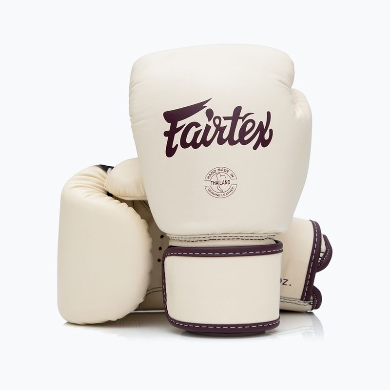 Boxhandschuhe Fairtex Real Leather Boxing  Khaki 4