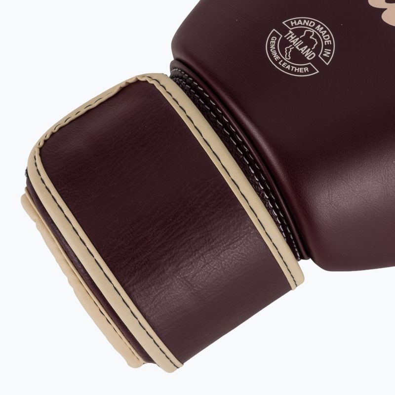 Boxhandschuhe Fairtex Real Leather Boxing maroon 6