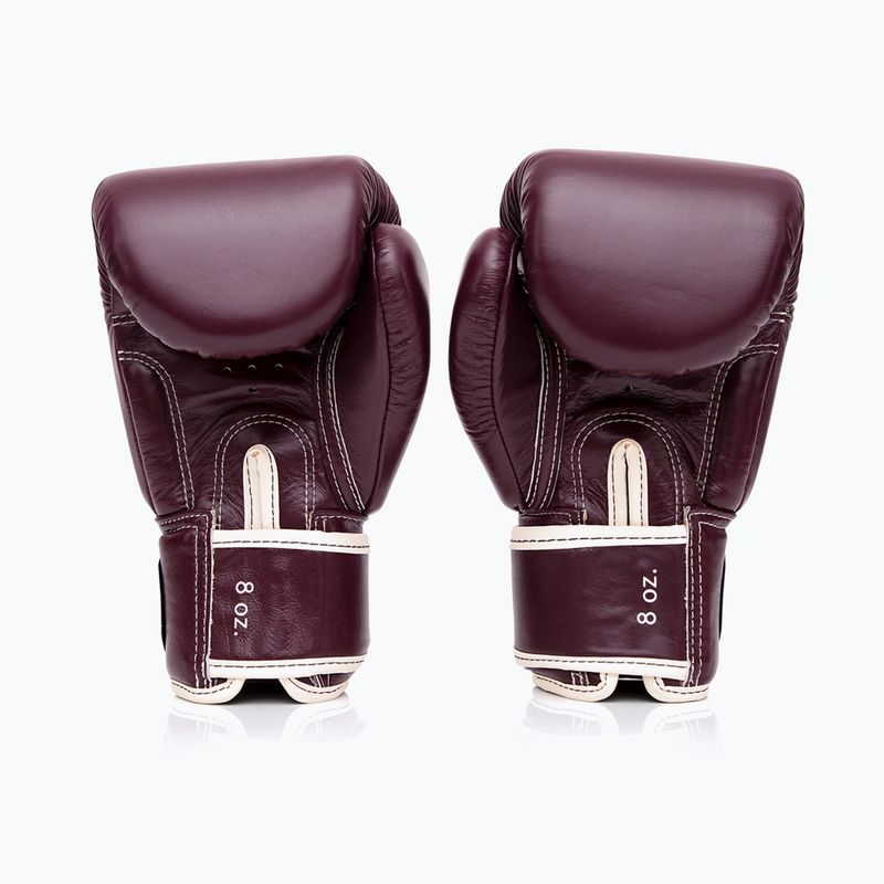 Boxhandschuhe Fairtex Real Leather Boxing maroon 2