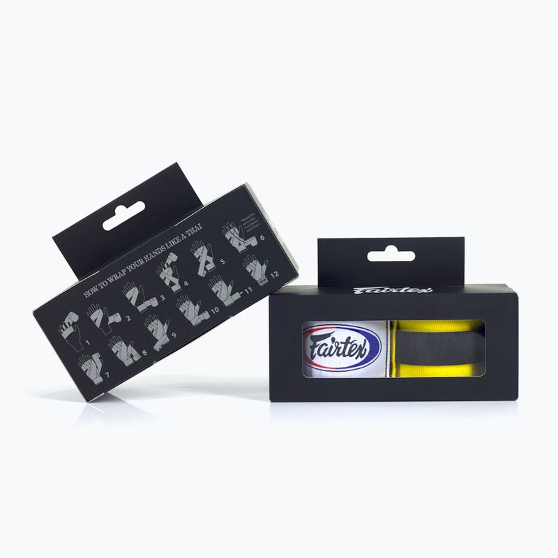 Boxbandagen Fairtex Handwraps 300 cm yellow 3