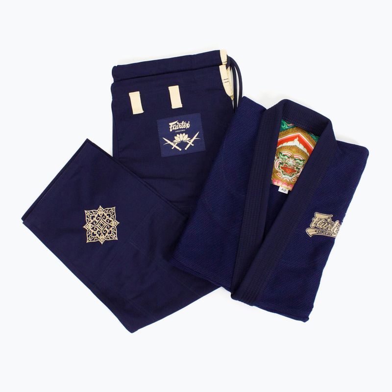 Gi für brasilianisches Jiu-Jitsu Fairtex "Matchanu" navy blue 9