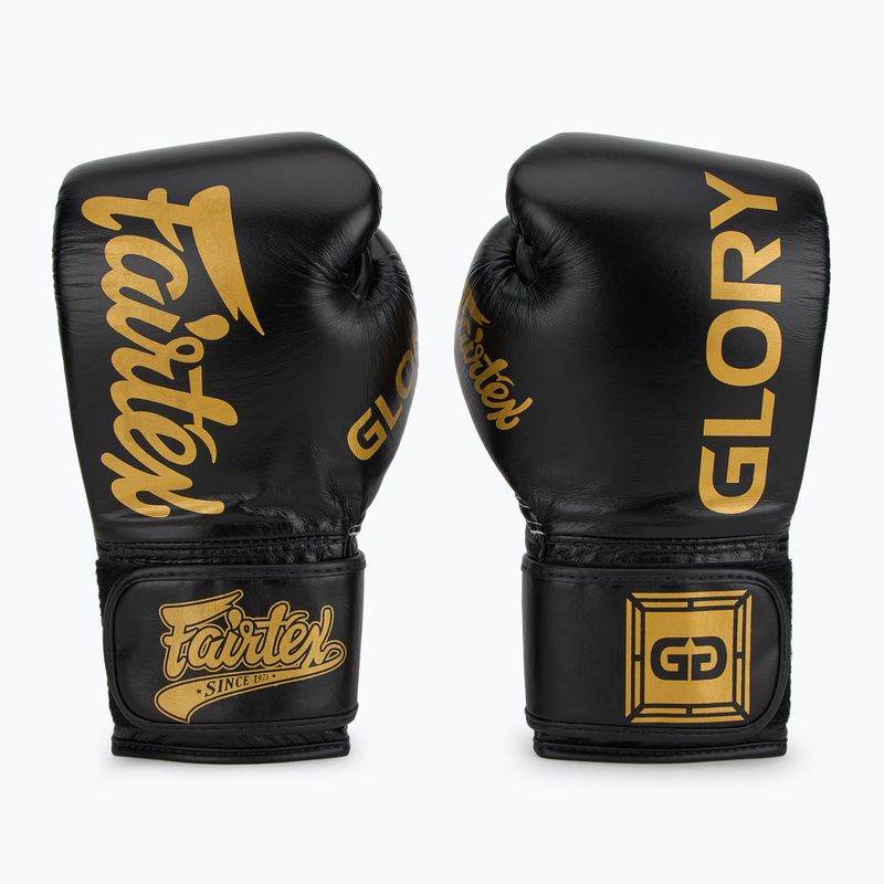 Boxhandschuhe Fairtex Glory Competition Lace Velcro black 2
