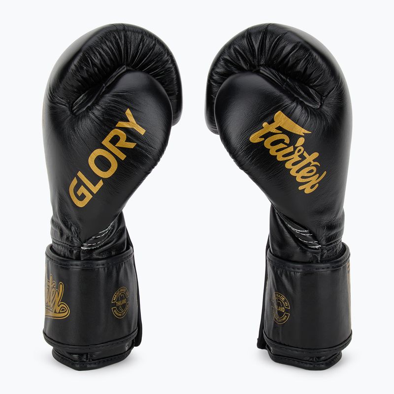 Boxhandschuhe Fairtex Glory Competition Lace Velcro black 4
