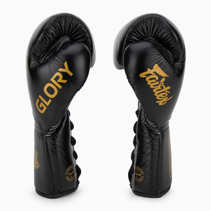 Boxhandschuhe Fairtex Glory Competition Lace Up black 4