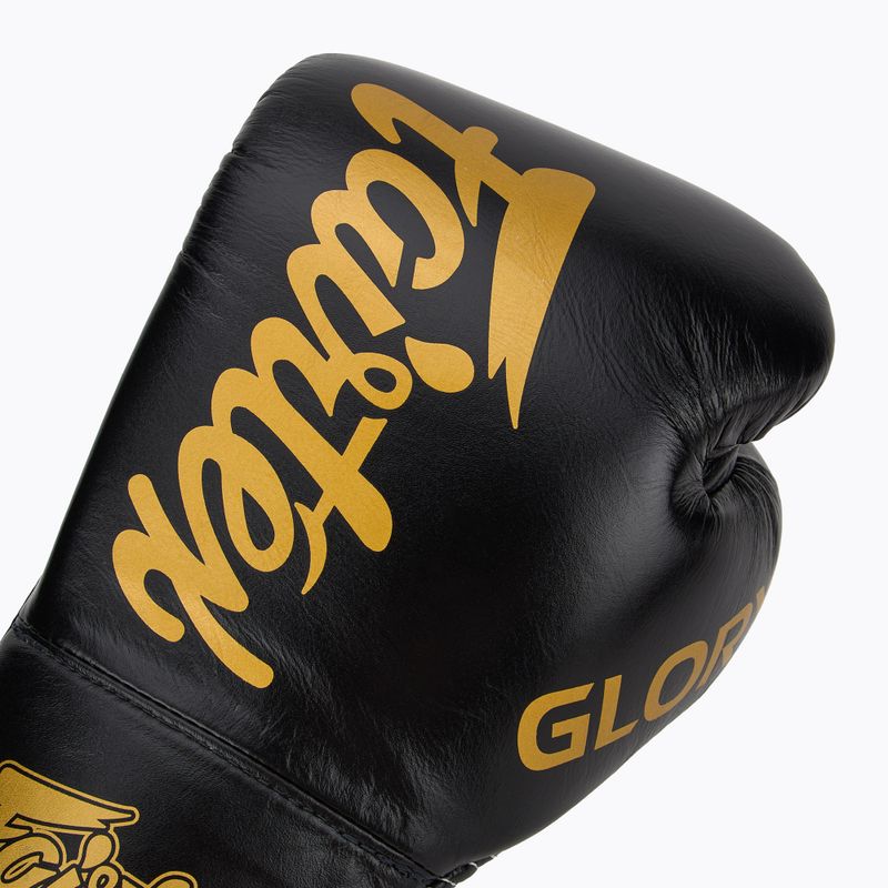Boxhandschuhe Fairtex Glory Competition Lace Up black 5