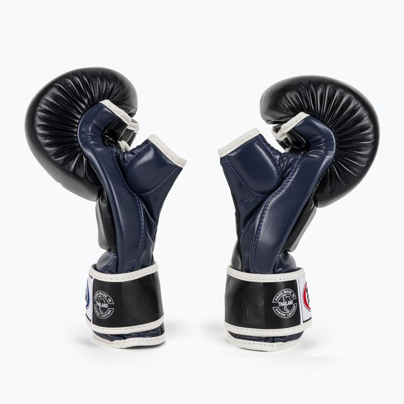Fairtex Super Sparring Grappling Handschuhe schwarz/blau 4