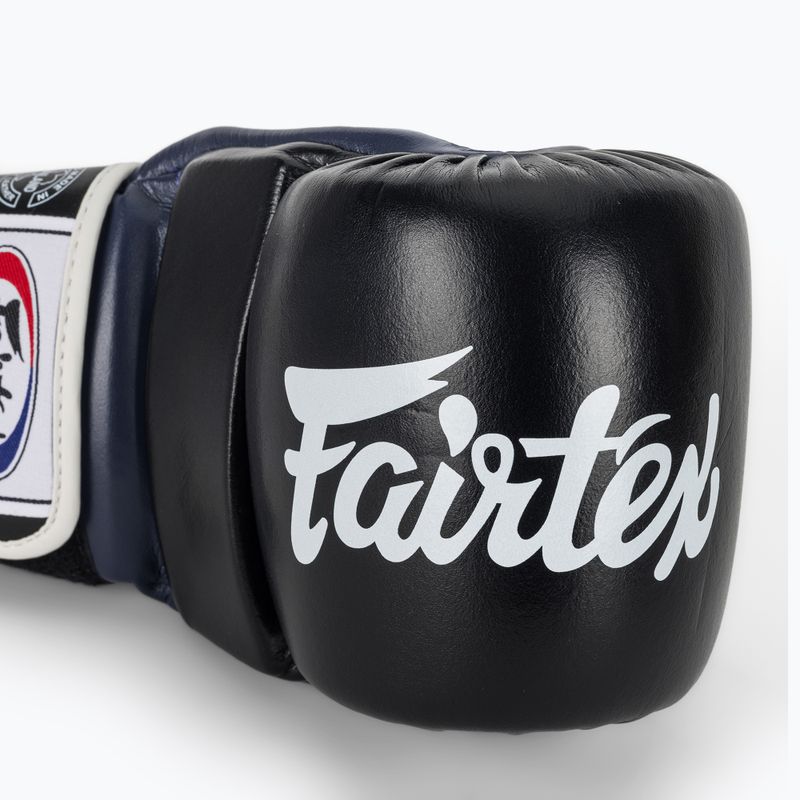 Fairtex Super Sparring Grappling Handschuhe schwarz/blau 5