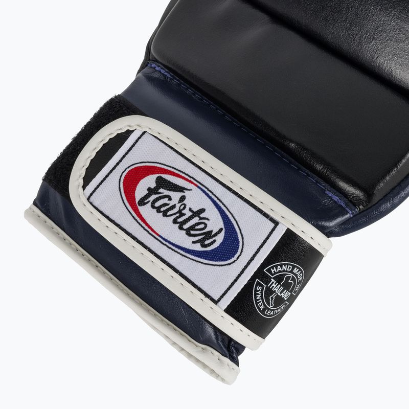 Fairtex Super Sparring Grappling Handschuhe schwarz/blau 6