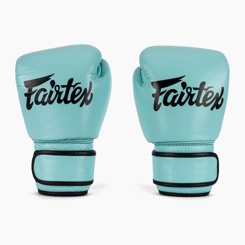 Boxhandschuhe Fairtex Genuine Leather Boxing blue 2