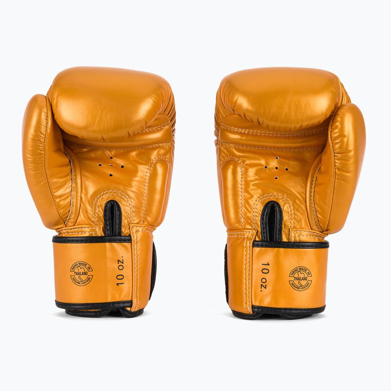 Boxhandschuhe Fairtex Deluxe Tight-Fit gold 3