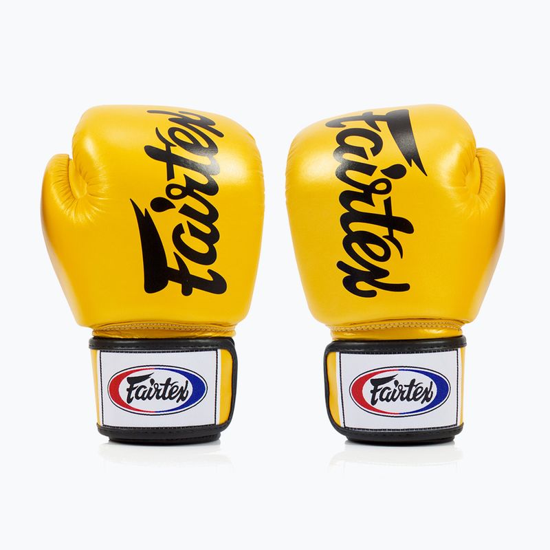 Boxhandschuhe Fairtex Deluxe Tight-Fit gold