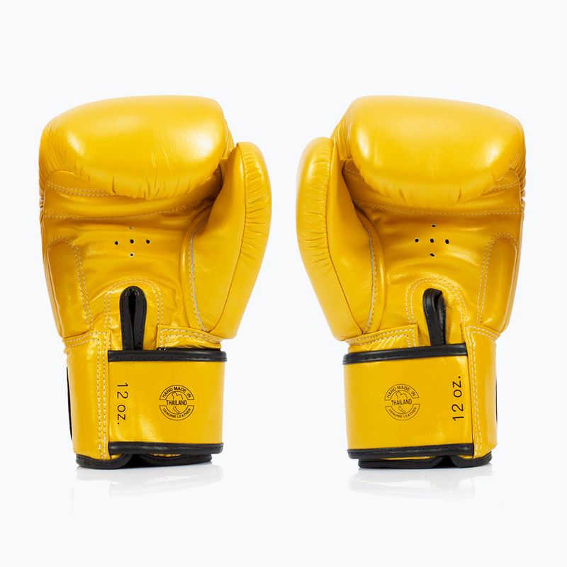 Boxhandschuhe Fairtex Deluxe Tight-Fit gold 2
