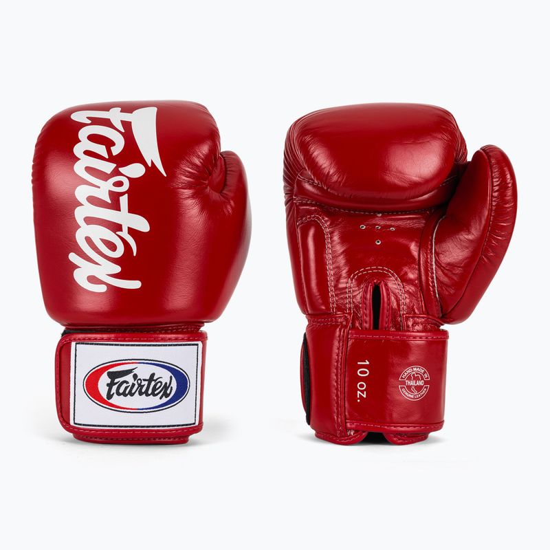 Boxhandschuhe Fairtex Deluxe Tight-Fit red