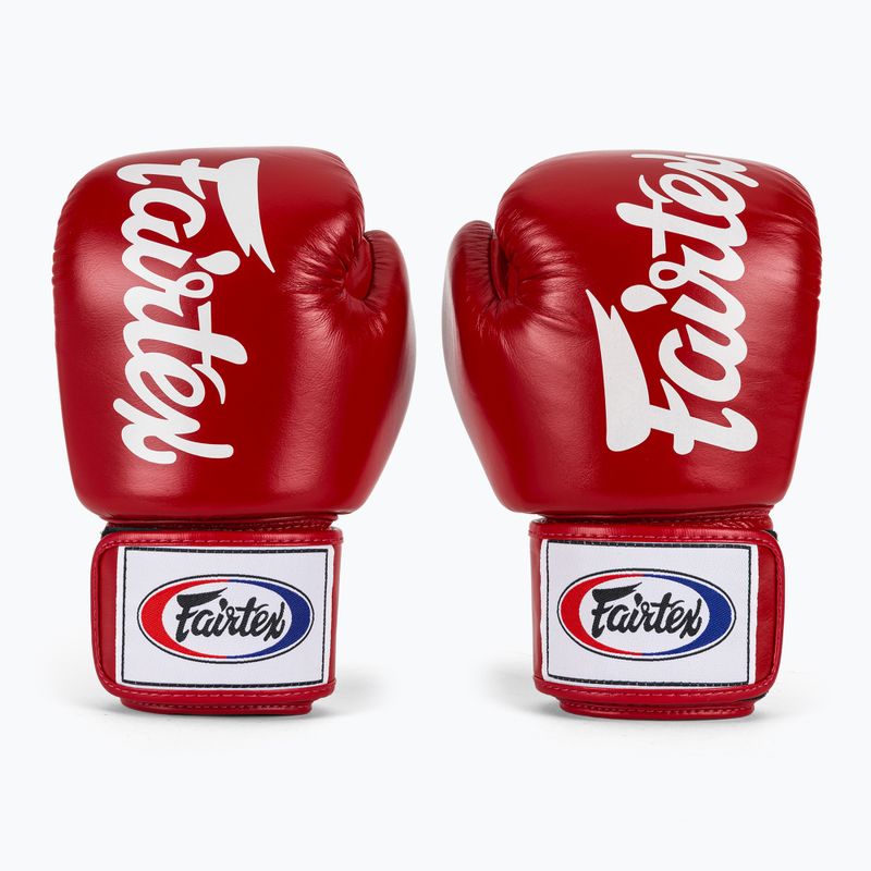 Boxhandschuhe Fairtex Deluxe Tight-Fit red 2
