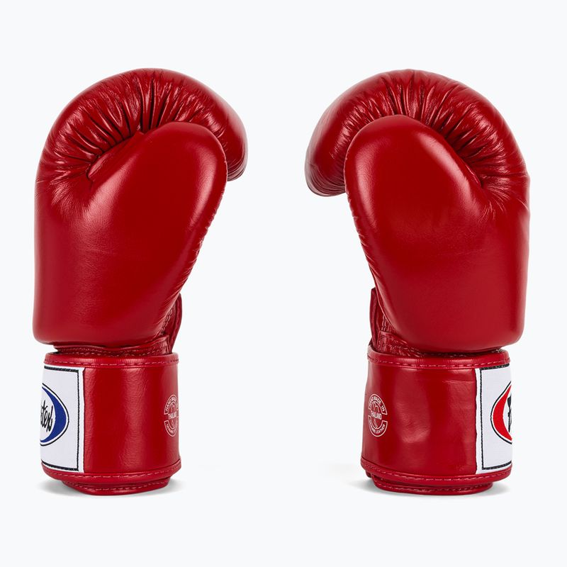 Boxhandschuhe Fairtex Deluxe Tight-Fit red 4